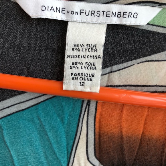 diane von furstenberg silk blouse - Picture 2 of 5